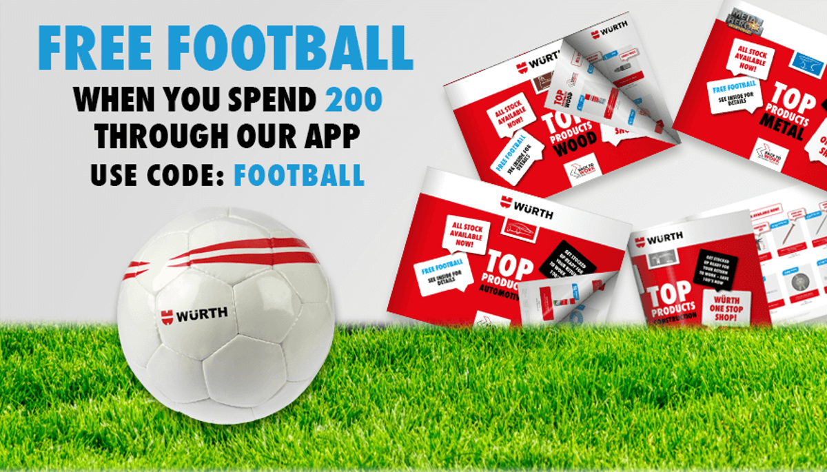 Shop our Top Products and get a free football this June!