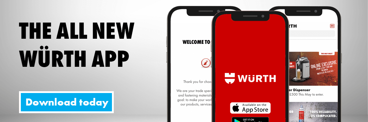 Download the new Würth Ireland app on iOS and Android!