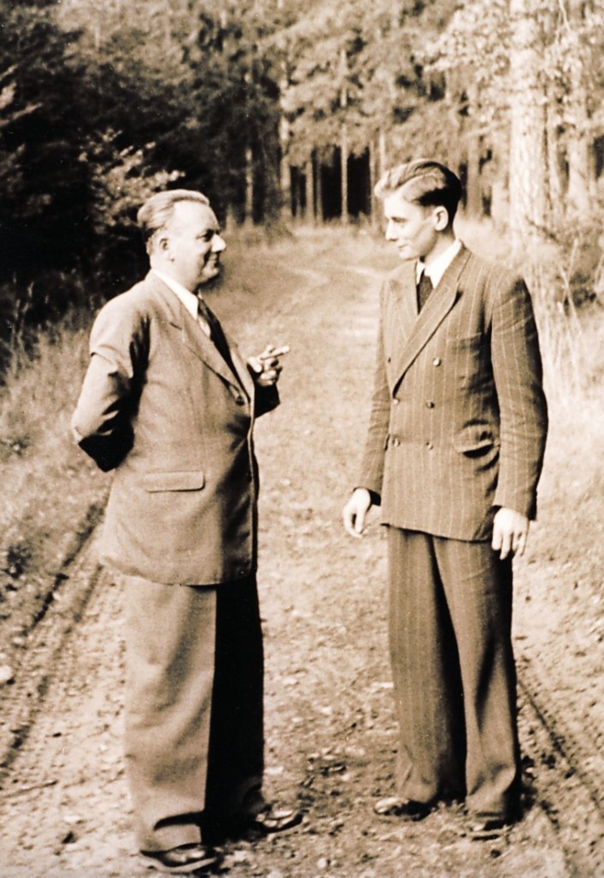 Adolf Würth with Reinhold Würth