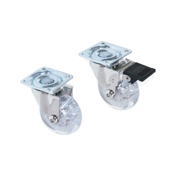 caster plate without brake