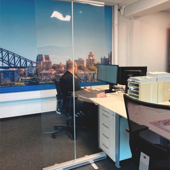 Sneeze Guard Roll Up