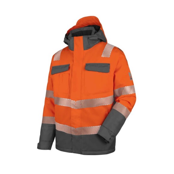 Modyf Neon Orange High-Visibility Padded Jacket Class 3, Medium