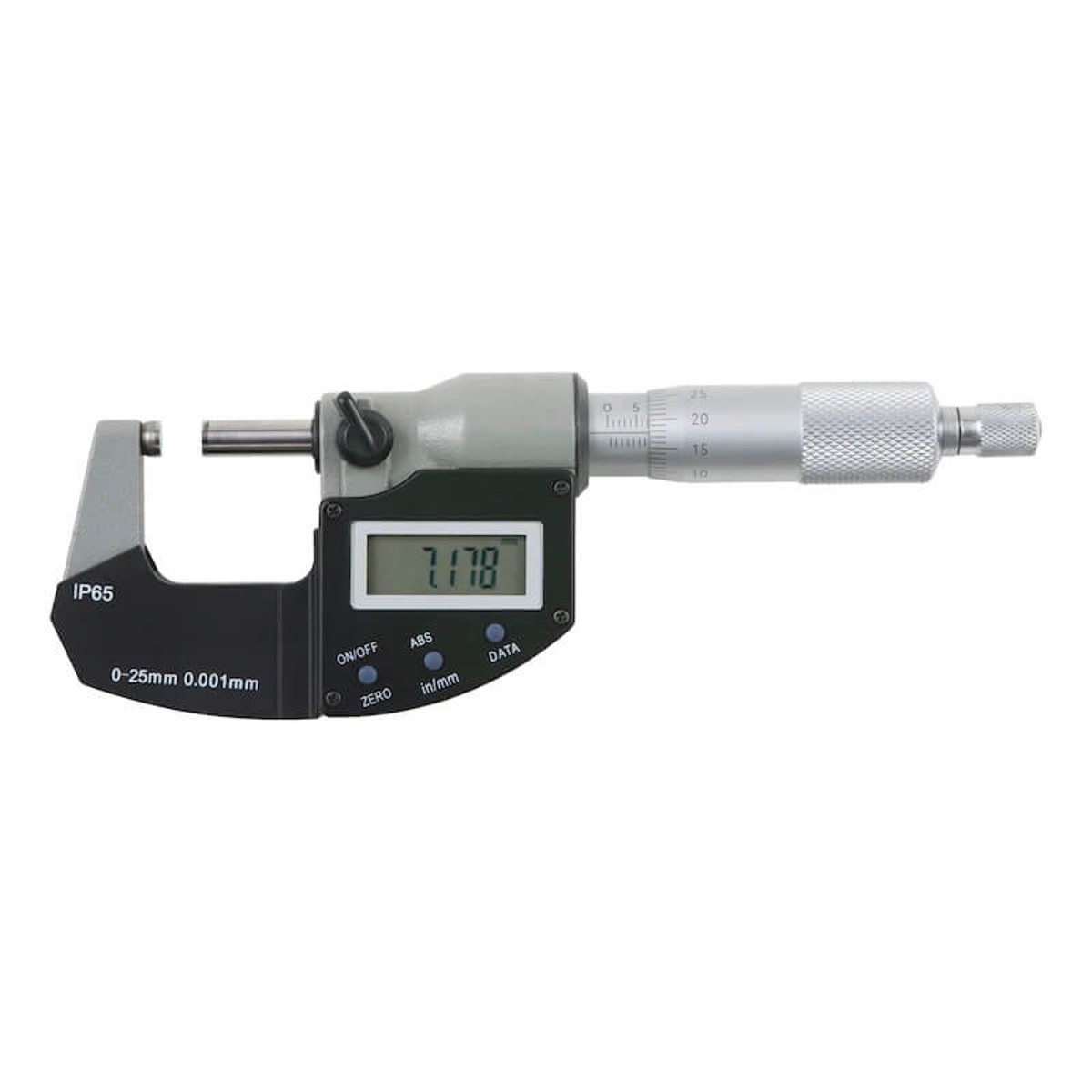 Digital Micrometer, 0-25mm