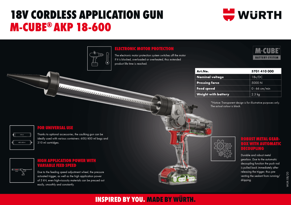 Application Gun AKP 18-600