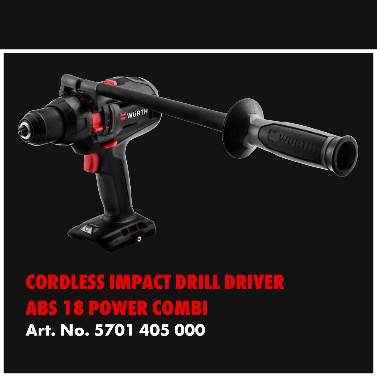 Cordless Drill Driver ABS-18 Power Combi
