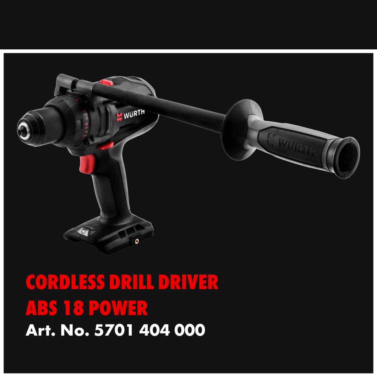 Cordless Drill Driver ABS-18 Power